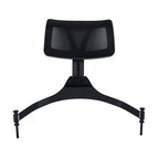 Chaise de maquillage en aluminium avec appui-tête 55x43x110
