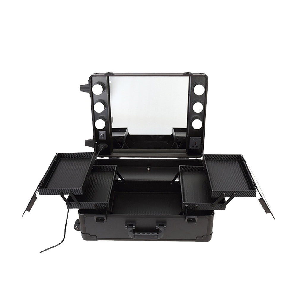 Toucador maleta com 6 lâmpadas LED (502 x 402 x 2