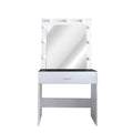 Tavolino da trucco con luce (9 lampadine)