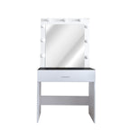 Tavolino da trucco con luce (9 lampadine)