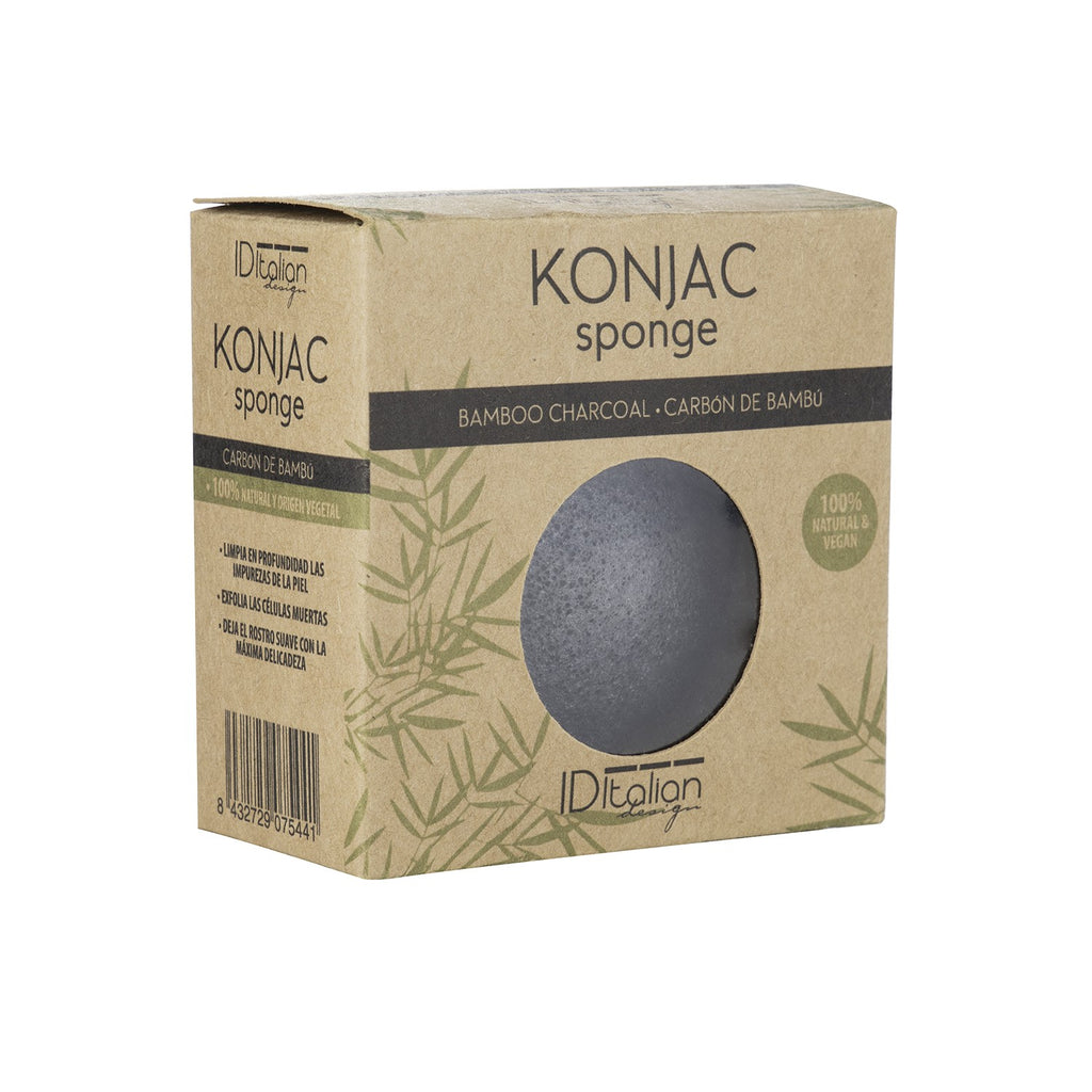 Esponja Konjac con Carbón