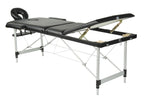 TABLE DE MASSAGE MALLETTE ALUMINIUM 3 PARTIES
