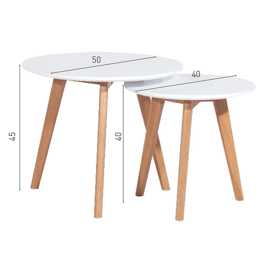 Twins weißer Tisch
