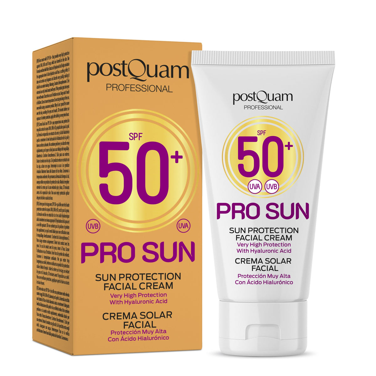 Protetor solar facial FPS 50 com ácido hialurónico 50 ml