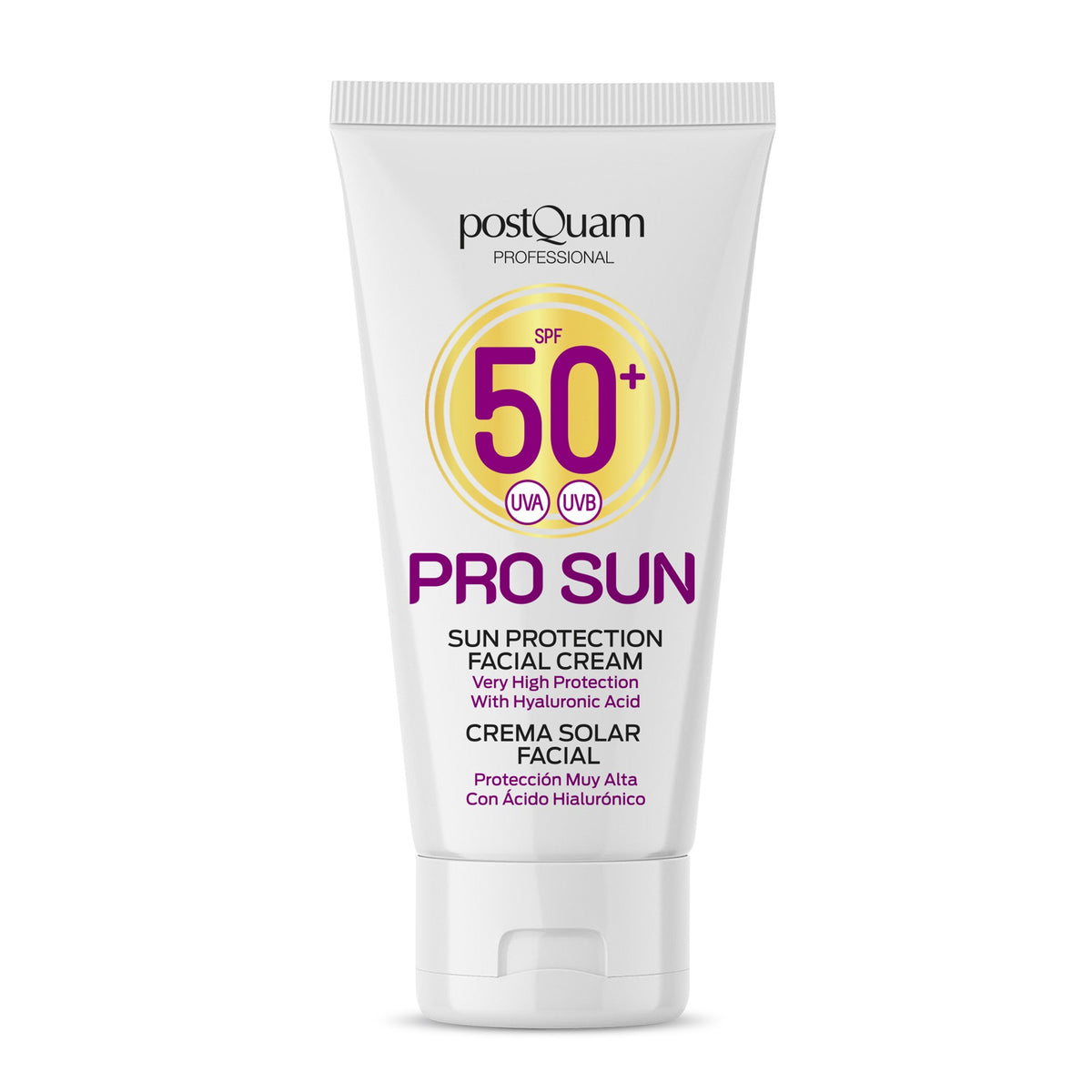 Crema solare viso SPF 50 con acido ialuronico 50 ml