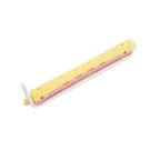 BIGOUDIS À PERMANENTE JAUNE/ROSE Nº01 (12 PCS) (DIAM. 8X91MM)