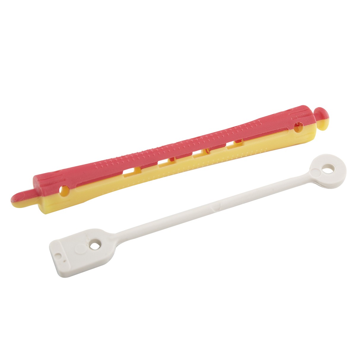Bigudies Rojo/Amarillo Nº1 (12 uds) (Diam. 9x91mm)