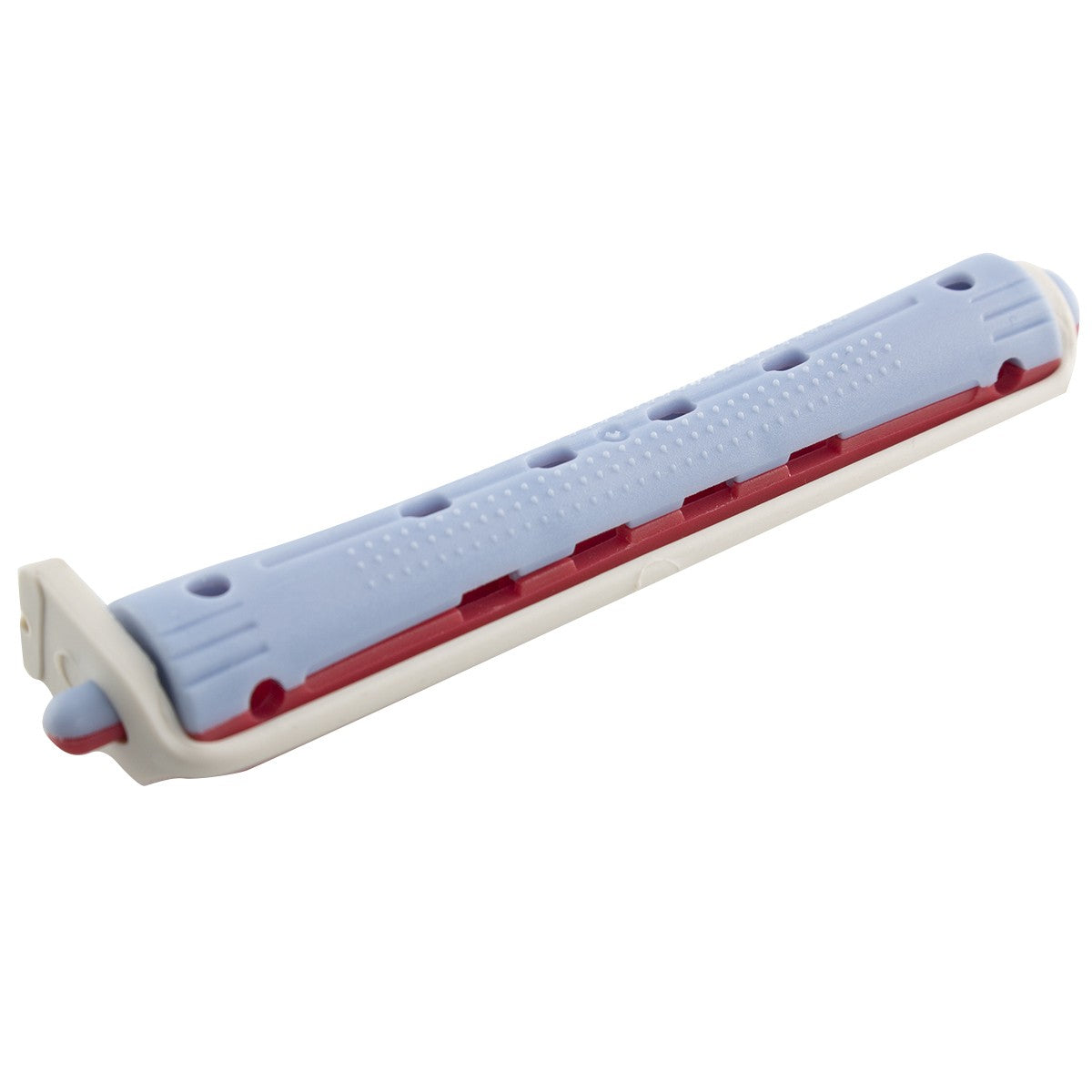 Bigudies Azul/Rojo Nº6 (12 uds) (Diam. 11x91mm)