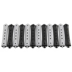 BIGODINI PER PERMANENTE NERO/GRIGIO Nº3 (12 PZ) (DIAM. 16X91MM)