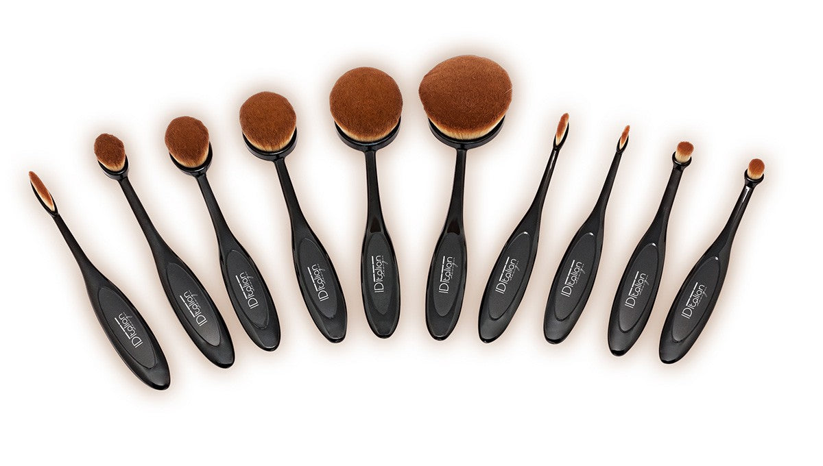 Set de 10 Brochas de Maquillaje