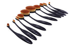 SET MIT 10 MAKE-UP-PINSELN