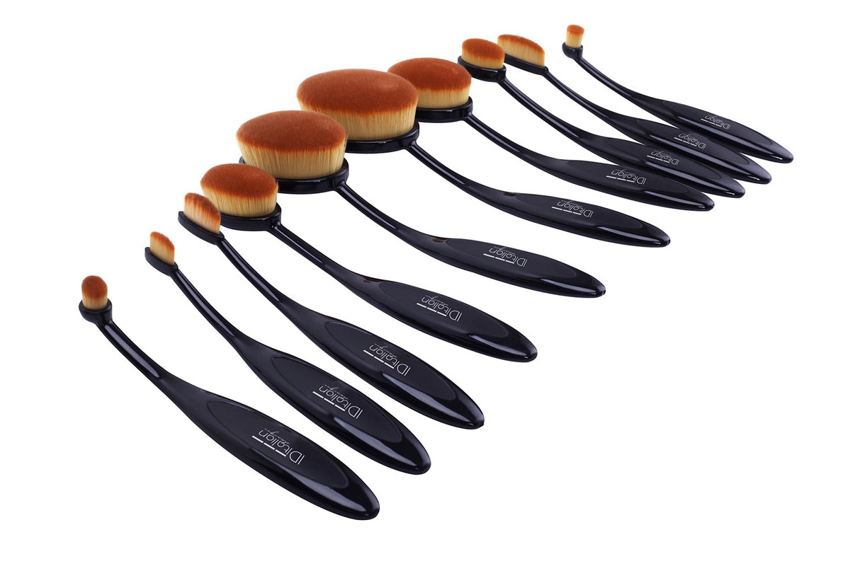 Set de 10 Brochas de Maquillaje