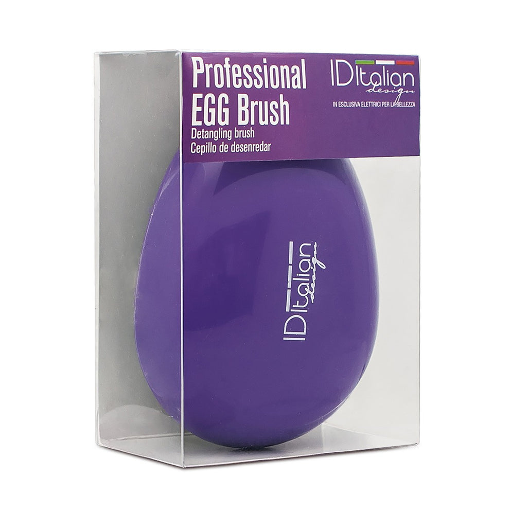 BROSSE EGG BRUSH VIOLET ET NOIR