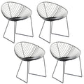 Lot chaise Mons noire