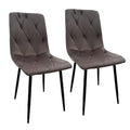 Lote Silla Berna Terciopelo Gris