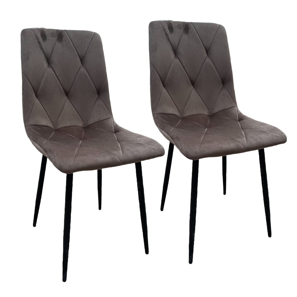 Lote Silla Berna Terciopelo Gris
