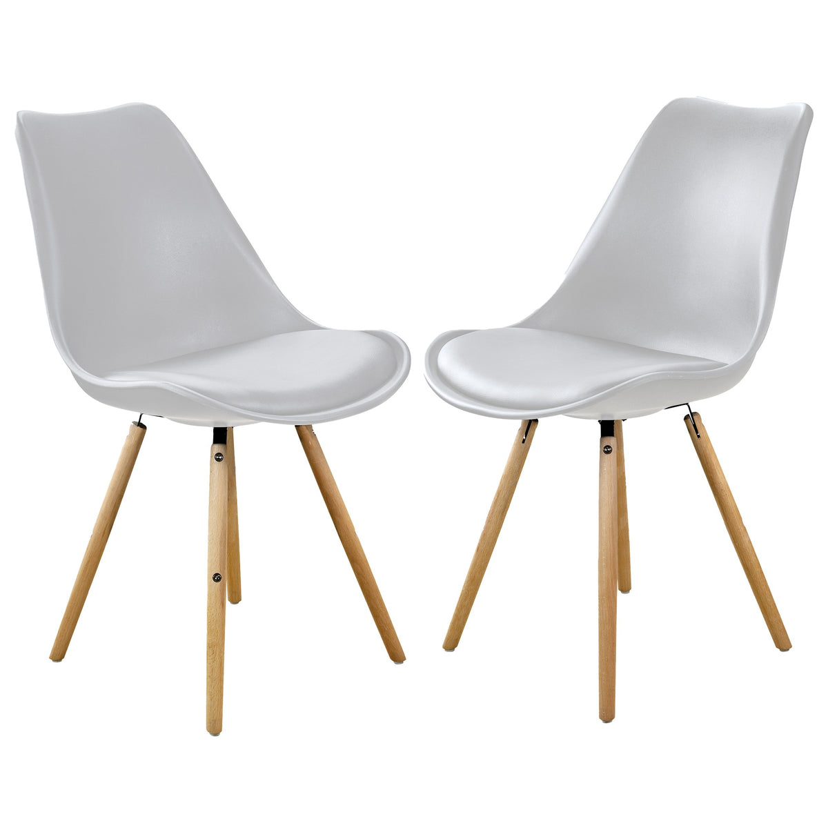 Lote Silla Berlin White (56x48x82,5 - Asiento al Suelo 48cm)