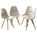 Lotto sedia eiffel beige (53x46x80 - seduta a terra 45 cm)