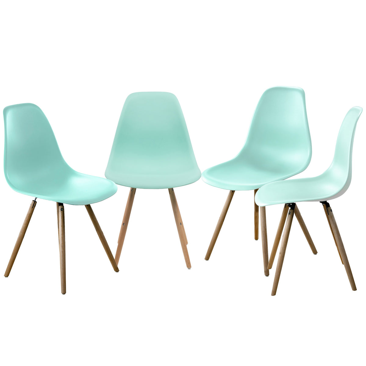 Lote Silla Eiffel Water Green (53x46x80 - Asiento al Suelo 45cm)