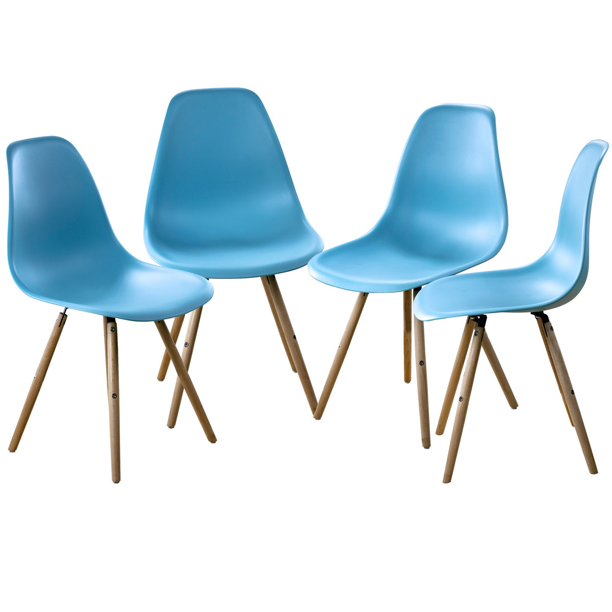 Lote Silla Eiffel Sea Blue (53x46x80 - Asiento al Suelo 45cm)