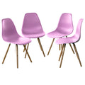 Lotto sedia Eiffel rosa (53x46x80 - seduta a terra 45cm)