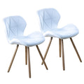 Cadeira Eiffel acolchoada branca (54,5x53x71 - assento no chão 45,5cm)
