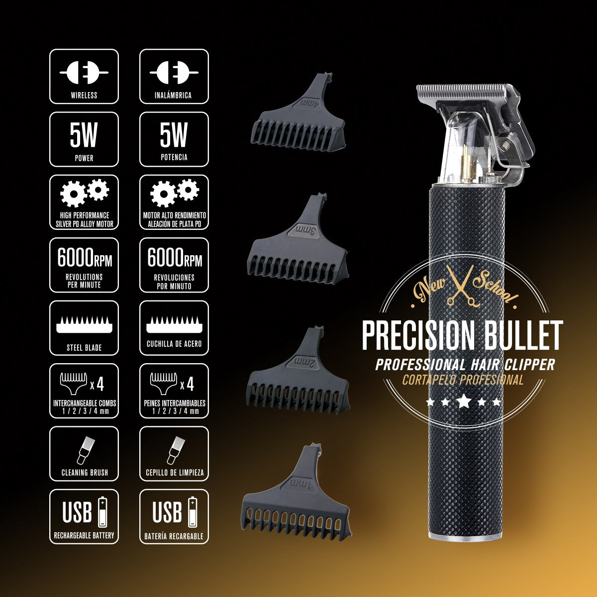 Cortapelos Precision Bullet