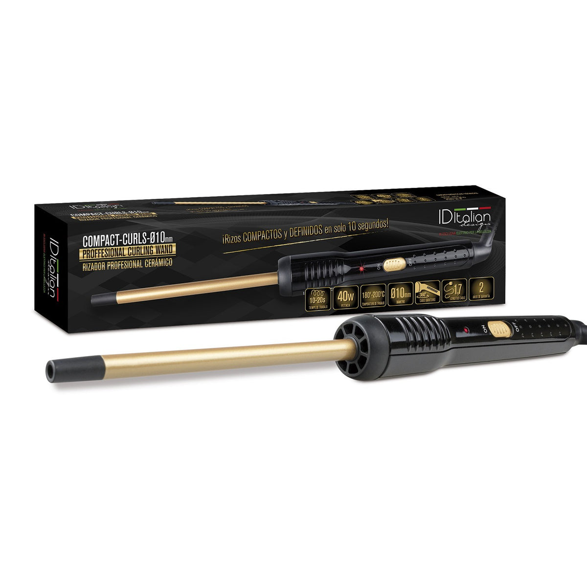 Modelador profissional Compact Curls 10mm