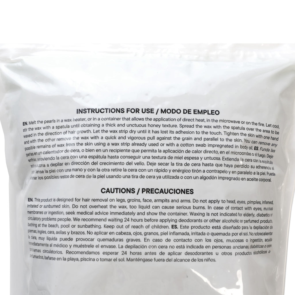 CERA DEPILATORIA IN PERLE VERDI IN SACCHETTO DA 1 KG