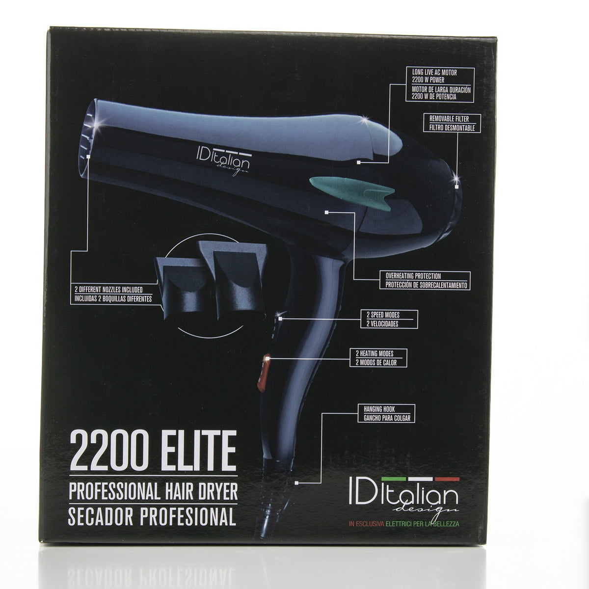 Secador de cabelo Elite 2200W (novo)