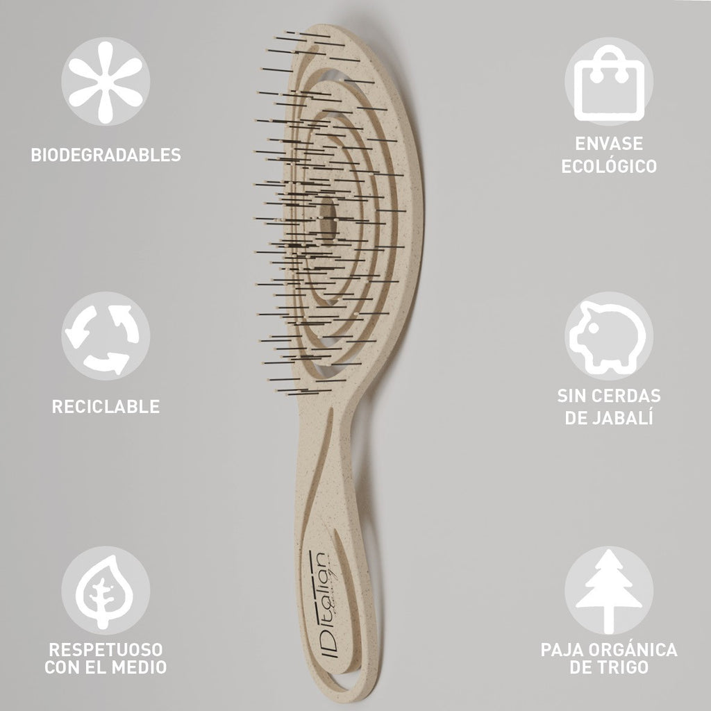 Brosse biodégradable en spirale