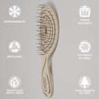 Brosse biodégradable en spirale