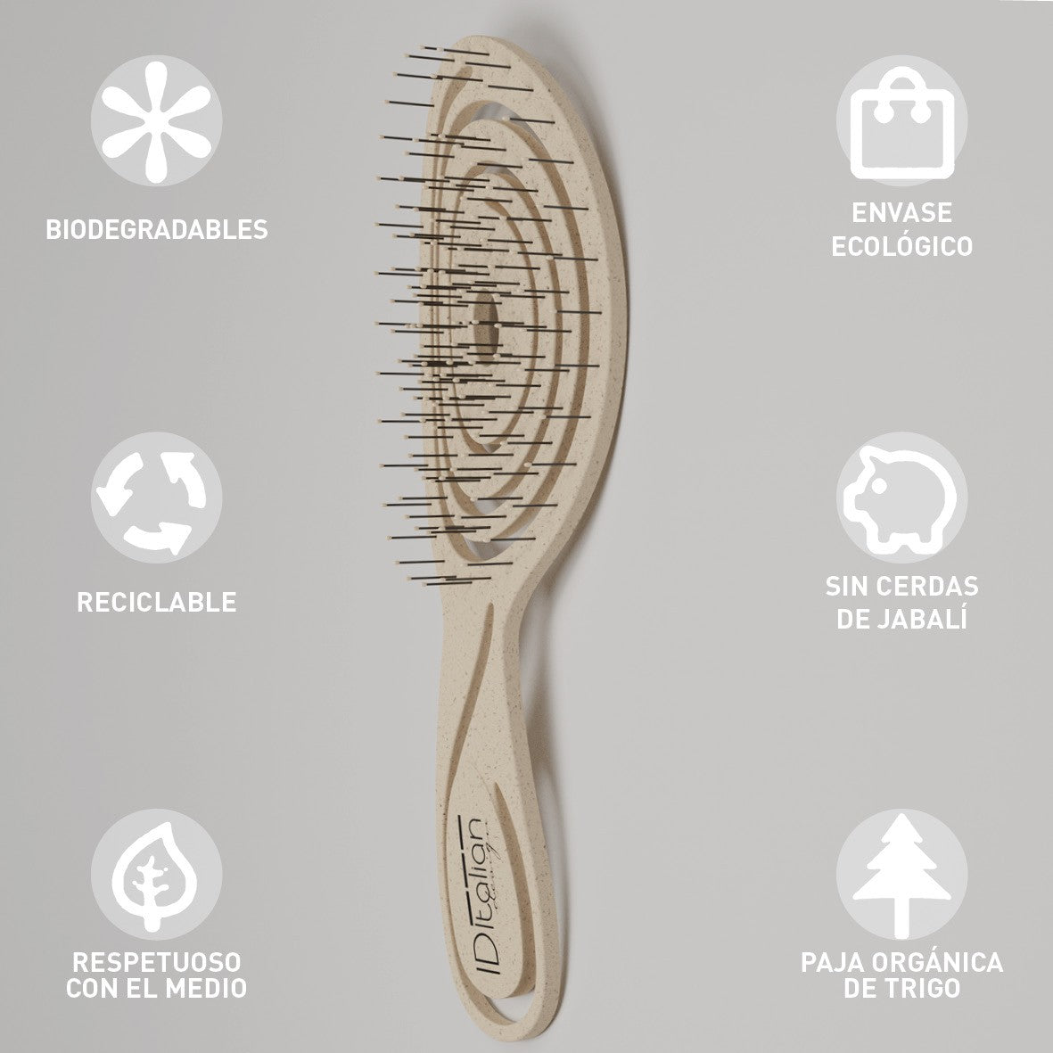 Cepillo Biodegradable Espiral