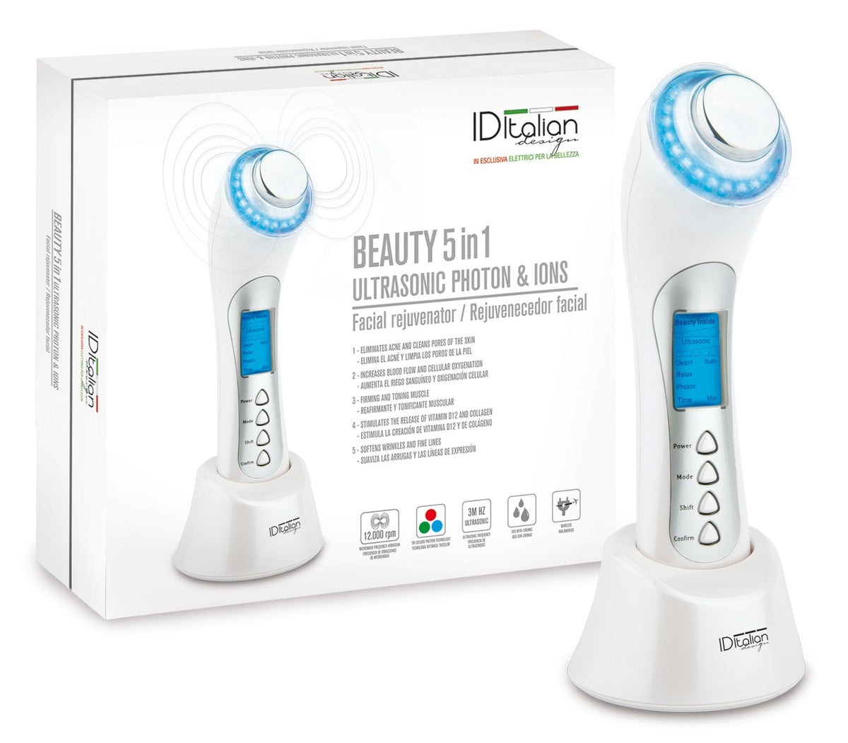 Beauty 5in1 Ultrasonic Photon - Ions