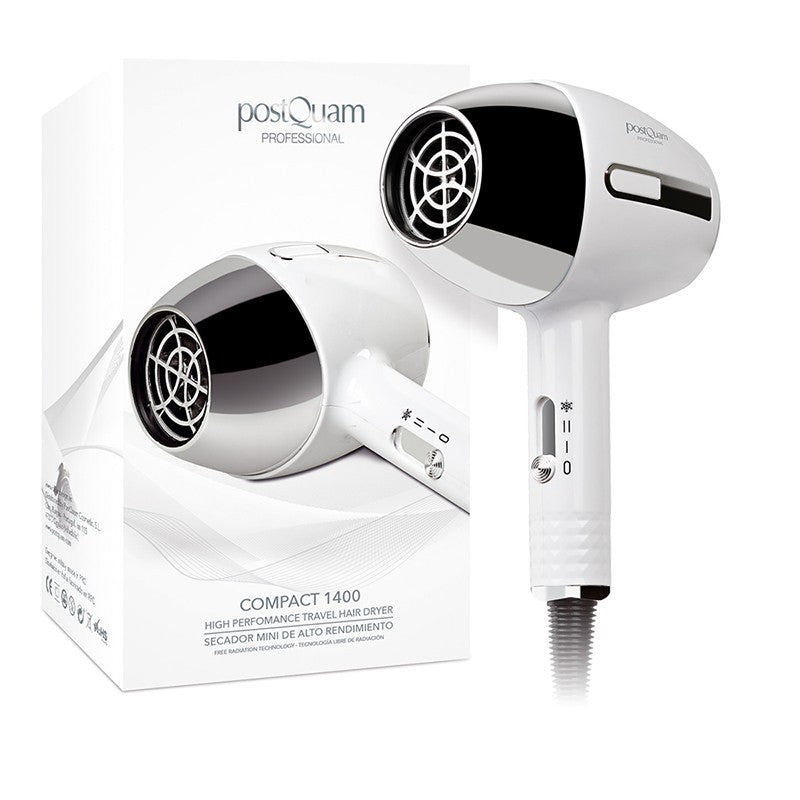 Secador PostQuam Air Compact sem radiação 1400W