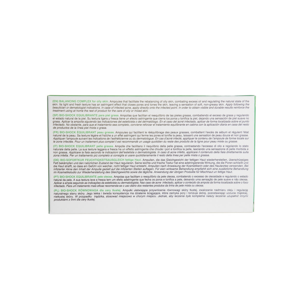 Bio Shock Equilibrante 12x3 Ml.