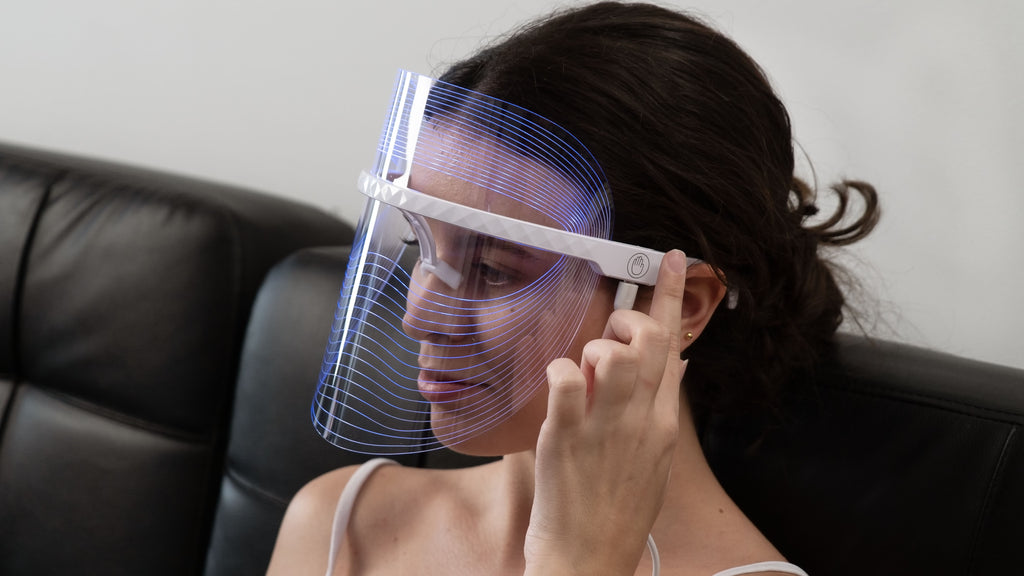 Stimulation Cell prof. masque LED thérapie 3 couleurs