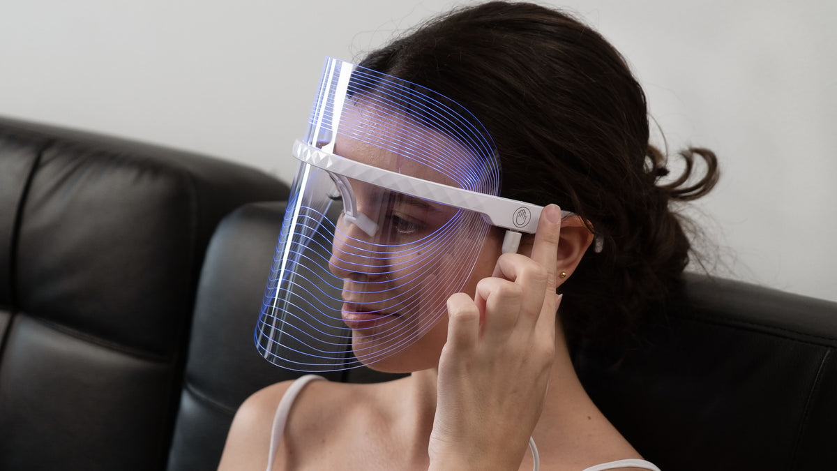 Stimulation Cell prof. masque LED thérapie 3 couleurs