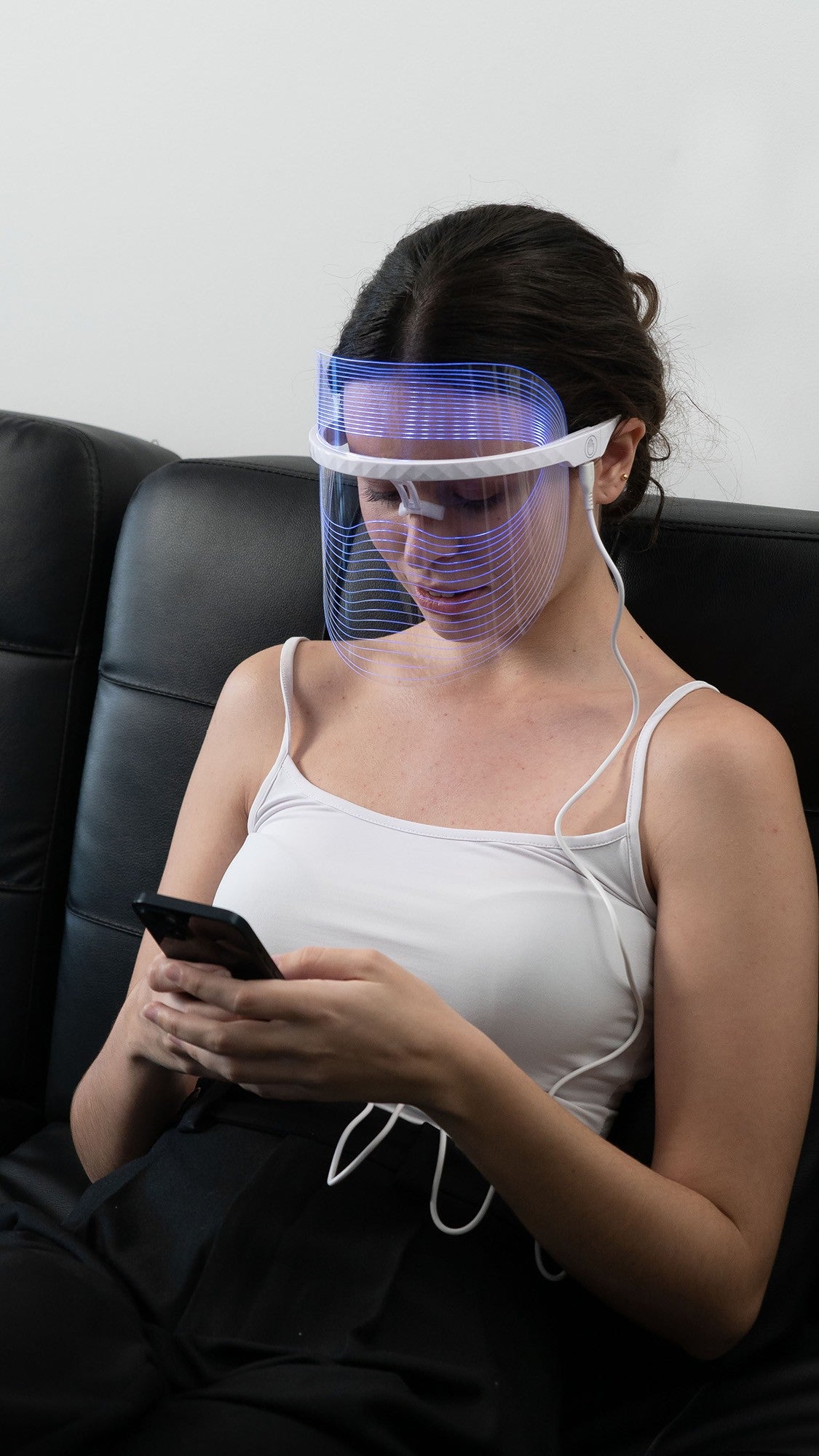 Stimulation Cell prof. masque LED thérapie 3 couleurs