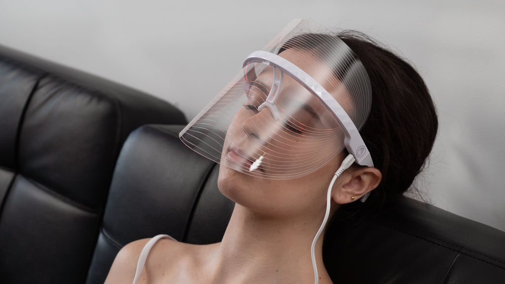 Stimulation Cell prof. masque LED thérapie 3 couleurs