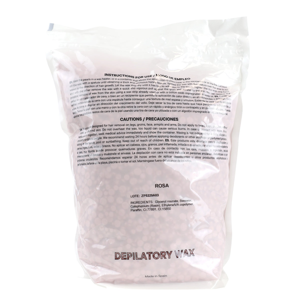 CERA DEPILANTE IN PERLE ROSA IN SACCO DA 1 KG