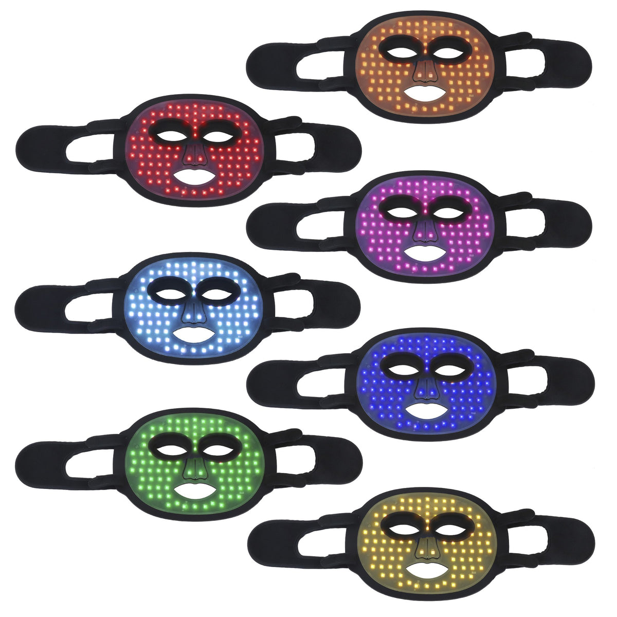 Maschera LED 7 colori Italian Design