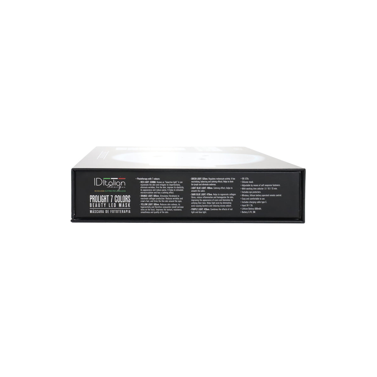 LED-Maske 7 Farben Italian Design