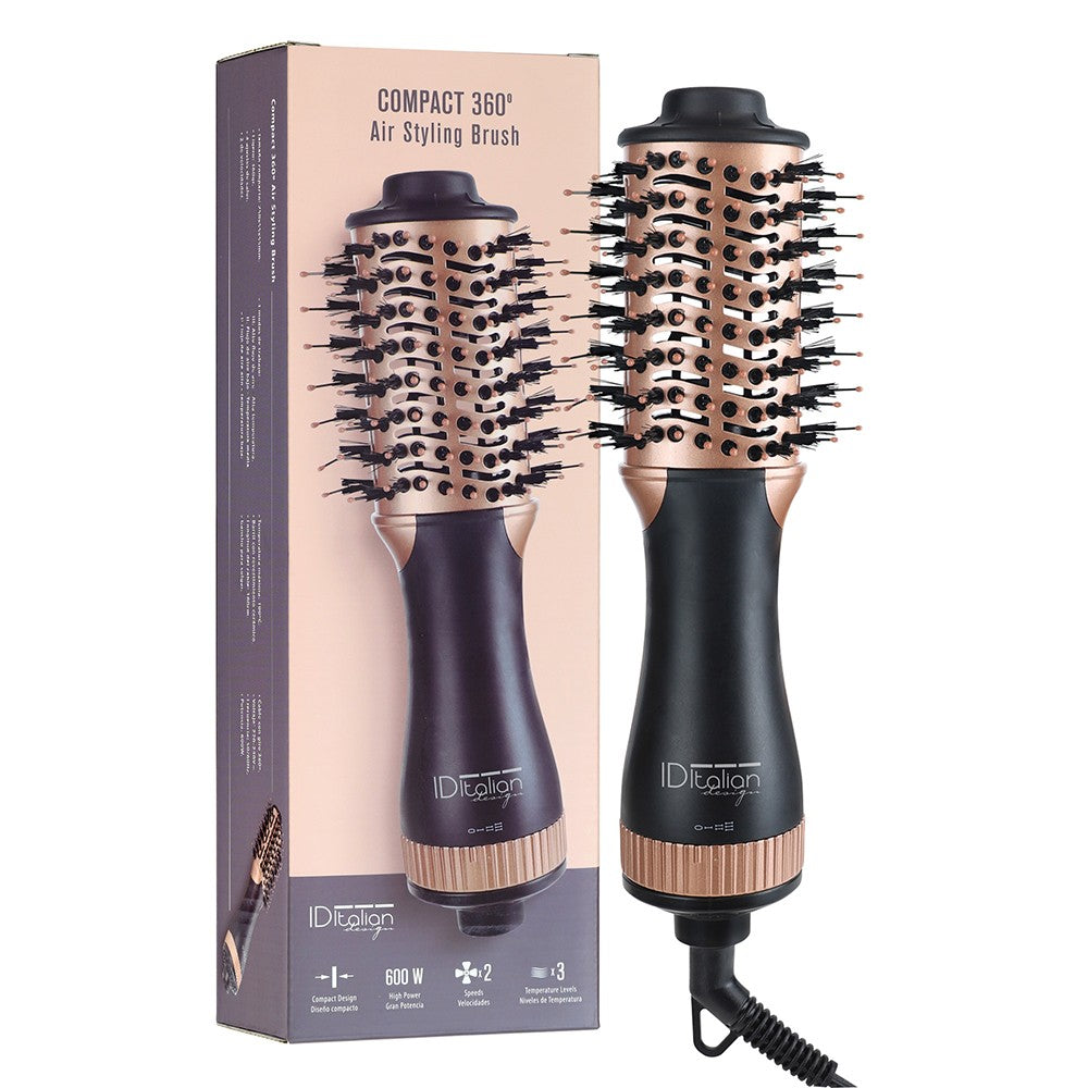 Spazzola professionale compatta per styling a 360º 600W