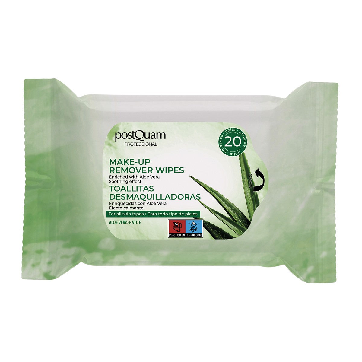 Salviette struccanti con aloe vera