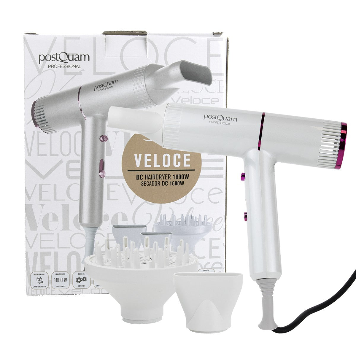 Secador de Pelo Veloce 1600 W