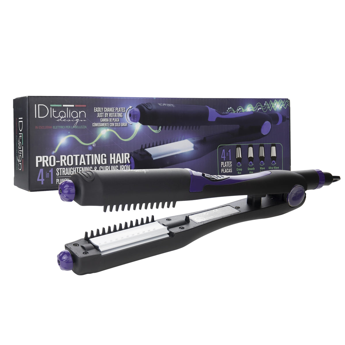 Prancha intercambiável Magic (pro-rotating hair)