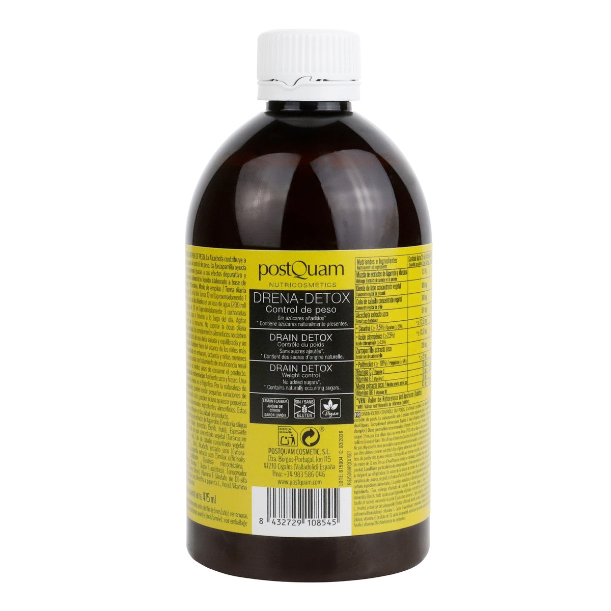 Drena Detox controllo del peso 475 ml