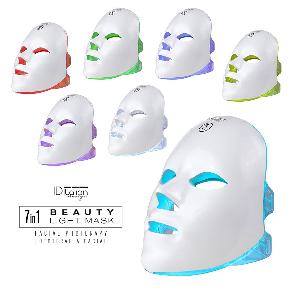 Masque de photothérapie LED 7 en 1