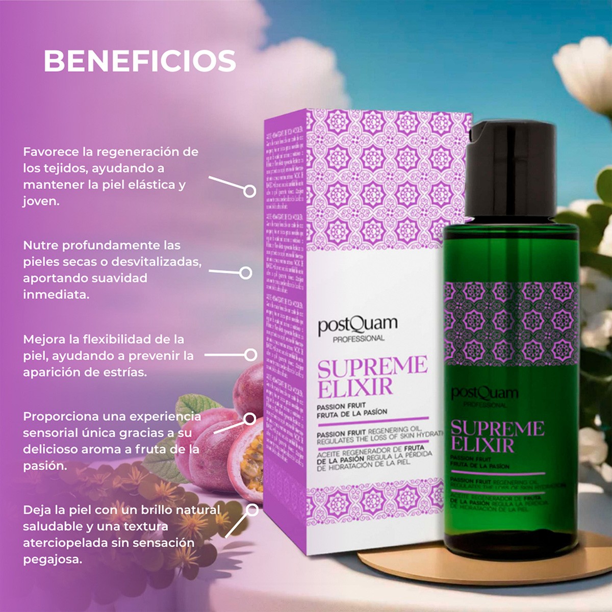 Olio rigenerante al frutto della passione